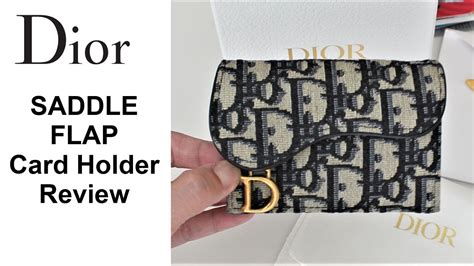 Dior Saddle Flap Card Holder Review .